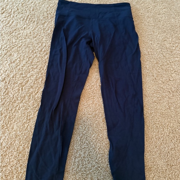 Athleta Deep Blue Leggings - Picture 1 of 4